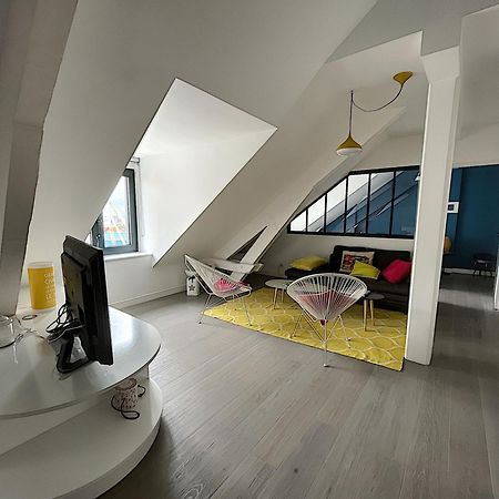 Duplex De Standing En Centre-Ville Avec Parking, Proche Port Et Plage - Fr-1-361-377 Granville Bagian luar foto