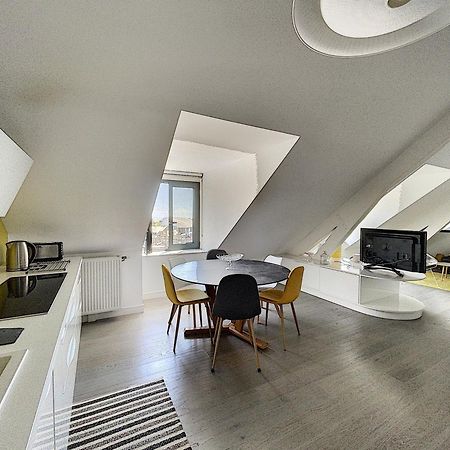 Duplex De Standing En Centre-Ville Avec Parking, Proche Port Et Plage - Fr-1-361-377 Granville Bagian luar foto