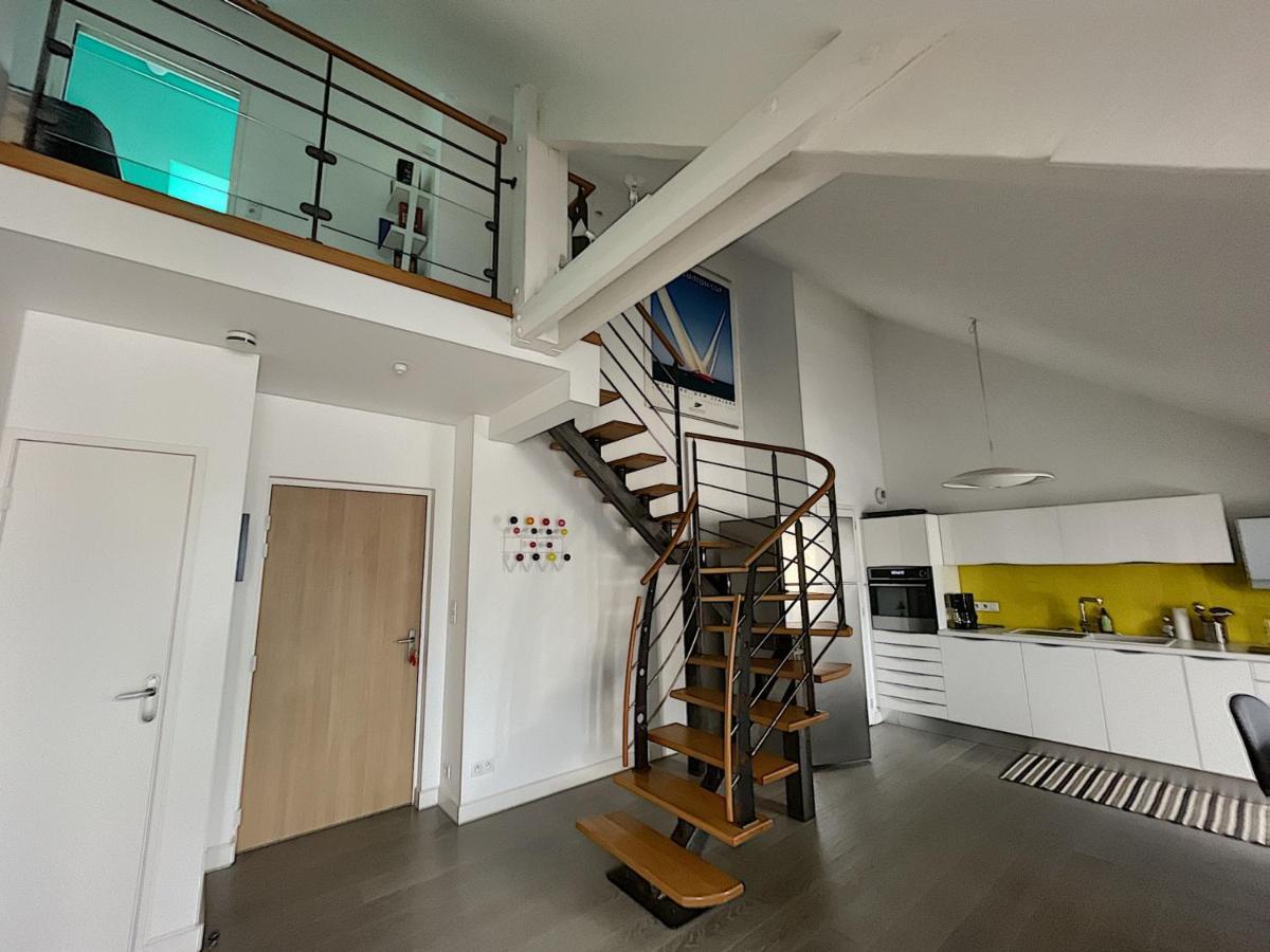 Duplex De Standing En Centre-Ville Avec Parking, Proche Port Et Plage - Fr-1-361-377 Granville Bagian luar foto