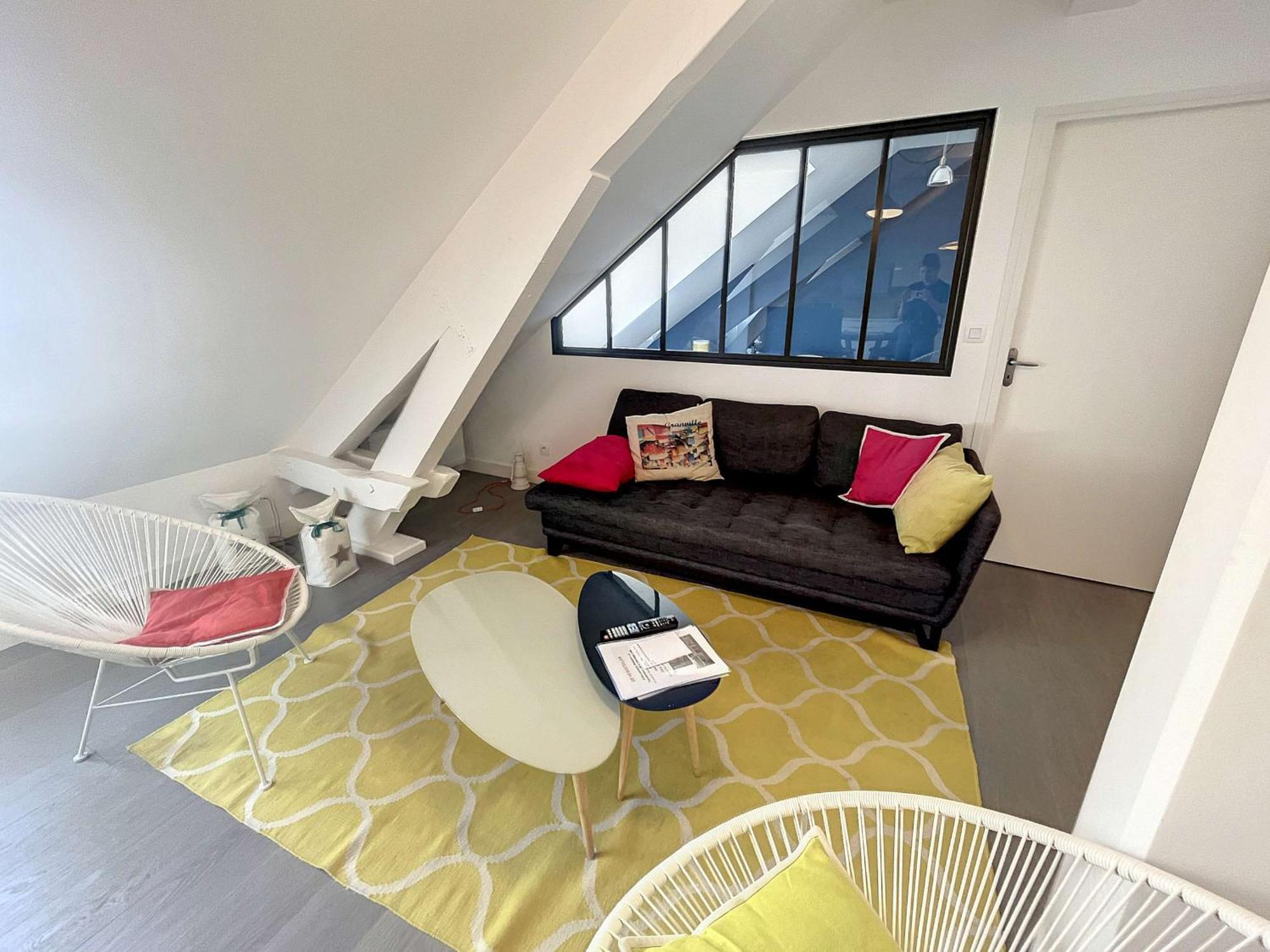 Duplex De Standing En Centre-Ville Avec Parking, Proche Port Et Plage - Fr-1-361-377 Granville Bagian luar foto