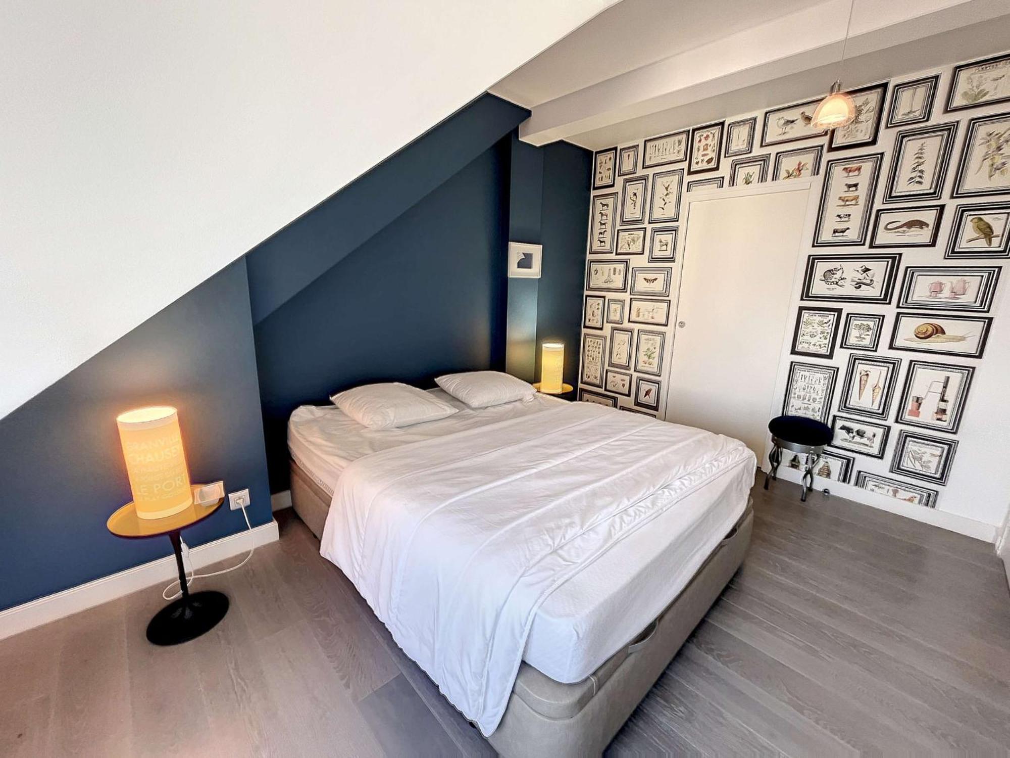 Duplex De Standing En Centre-Ville Avec Parking, Proche Port Et Plage - Fr-1-361-377 Granville Bagian luar foto